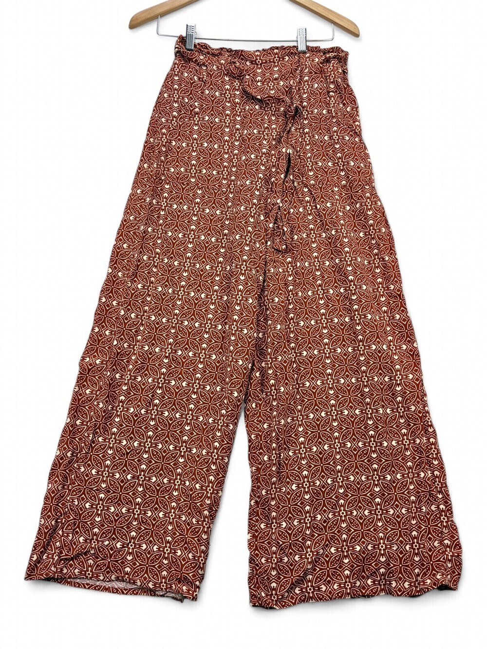 Patrons of Peace Wide Leg Pants M Boho Printed Palazzo